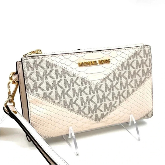 Michael Kors Large Double Zip Wallet
Wristlet Cream Multi - Picture 1 of 8